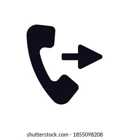 Phone, call line icon vector illustration logo template for many purpose.