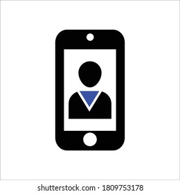 Comunicación del usuario del hombre de llamadas telefónicas
