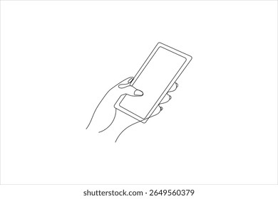 Phone call ond line art contact us icon design vectoricon
