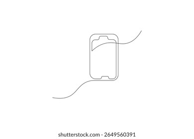 Ligação telefônica arte da linha de contato-nos ícone design vetor icon
