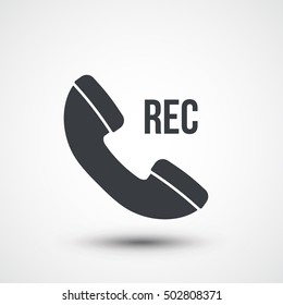 Phone call record icon