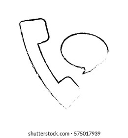 phone call representation icon image vector illustration design 