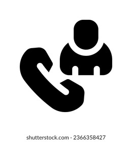 phone call solid icon. vector icon for your website, mobile, presentation, and logo design.
