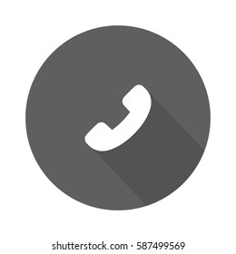 Phone Call vector flat icon 