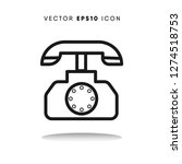 Phone call vector icon