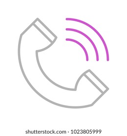 Phone call vector icon