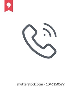 Phone call vector icon