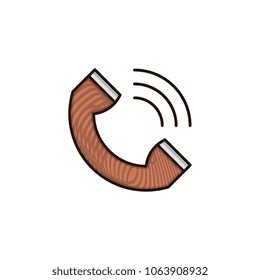 Phone call vector icon