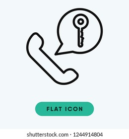 Phone call vector icon