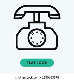 Phone call vector icon