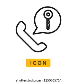 Phone call vector icon