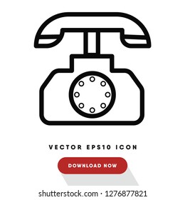 Phone call vector icon