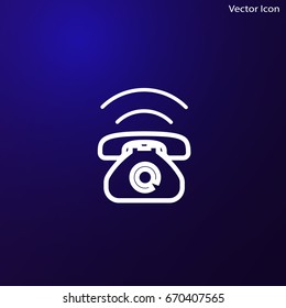 Phone Call vector icon