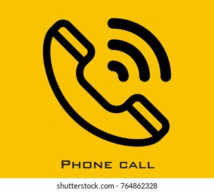 Phone call vector icon