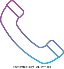 Icono vector de llamada telefónica. Se puede usar para imprimir, móviles y aplicaciones web.