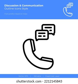 phone call vector icon. can be use for user interface, seamless pattern, mobile app icon