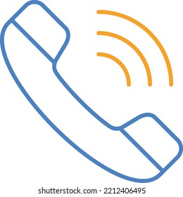 Phone Call vector icon. Can be used for printing, mobile and web applications.
