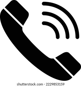 Phone Call vector icon. Can be used for printing, mobile and web applications.