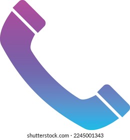Icono vector de llamada telefónica. Se puede usar para imprimir, móviles y aplicaciones web.