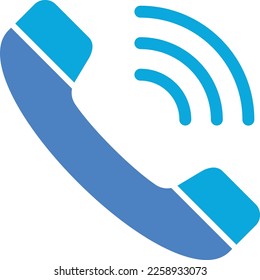 Telefonanruf, Vektorsymbol. Kann für Druck-, Mobil- und Web-Anwendungen verwendet werden.