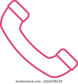 Icono vector de llamada telefónica. Se puede usar para imprimir, móviles y aplicaciones web.