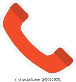 Phone Call vector icon. Can be used for printing, mobile and web applications.