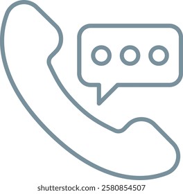 Phone Call vector icon. Can be used for printing, mobile and web applications.