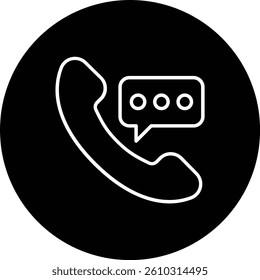 Phone Call vector icon. Can be used for printing, mobile and web applications.