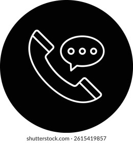 Phone Call vector icon. Can be used for printing, mobile and web applications.