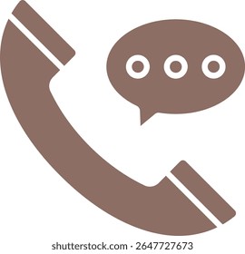 Phone Call vector icon. Can be used for printing, mobile and web applications.