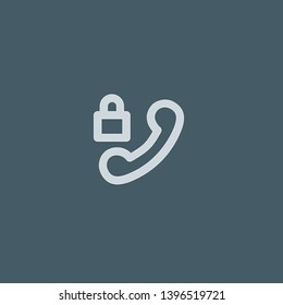 Phone Call vector icon. Phone Call concept stroke symbol design. Thin graphic elements vector illustration, outline pattern for your web site design, logo, UI. EPS 10.