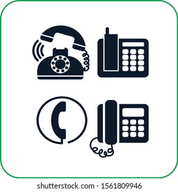 phone call vector icon illustration