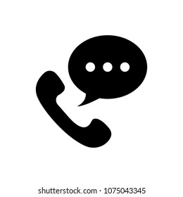 Phone Call vector icon isolated on white background. Symbol for your web site design, app, UI. Vector illustration.