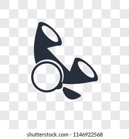 Phone call vector icon isolated on transparent background, Phone call logo concept