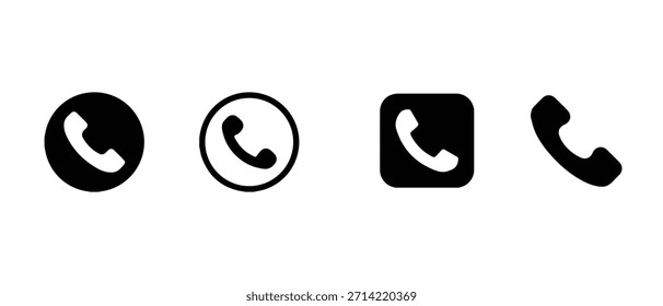 Vektor-Symbolpaket für Telefonanrufe