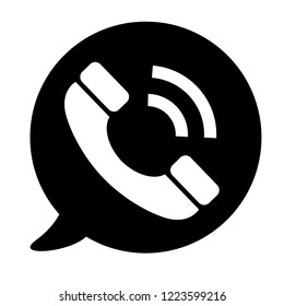 Phone Call vector icon. call symbol. Simple, flat design for web or mobile app.