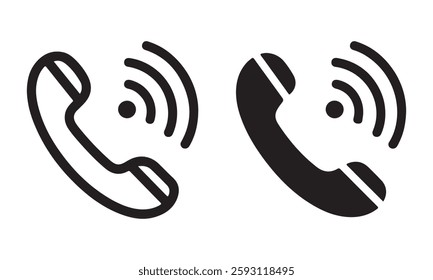 Phone Call vector Icons set