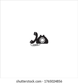 icono de teléfono vector de llamada telefónica