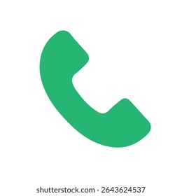 Ícone de telefonema definido. Conjunto de botão verde e vermelho do ícone de chamada telefônica.