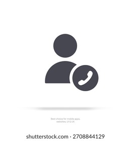 Iconos de llamadas telefónicas. Icono de transmisión. Video Llamar al Botón. Colección de Botones de conversación en Internet. Símbolo de Elementos de comunicación. Stock Vector EPS10.