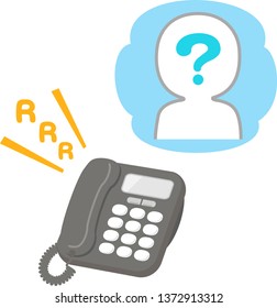 Phone calling from unknown person
