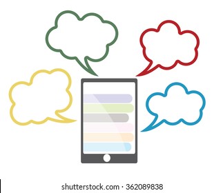 phone with callout
