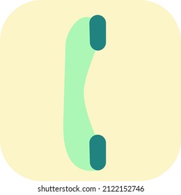 Phone calls, illustration, vector on a white background.