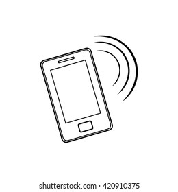 phone calls, line icon
