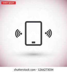 Phone calls vector icon