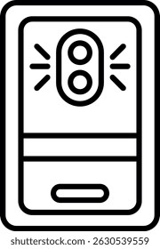 Phone Camera New Creative Icon Design Vector