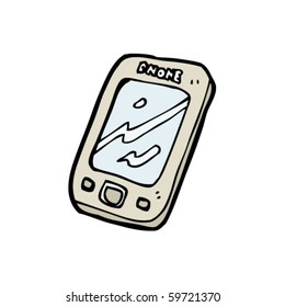 phone cartoon