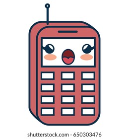 phone cartoon smiley