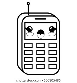 phone cartoon smiley