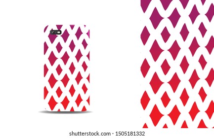 phone case abstract colorful vector design template. eps10